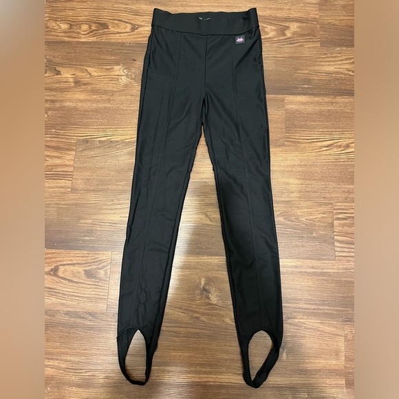 NWOT Zara Women Space Invaders Stirrup Leggings Black High Waisted XS - Picture 1 of 10